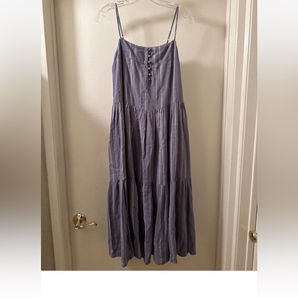 Z Supply | Waverly Stripe Maxi Dress, Worn Indigo xs - Picture 10 of 10